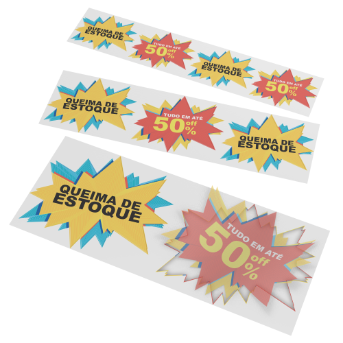 adesivo para vitrine splash