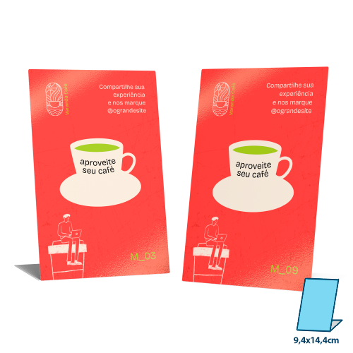 Display de Mesa Tipo L 9,4x14,4cm