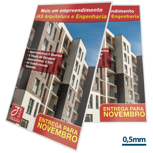 Folha PVC 0,5 mm Cristal