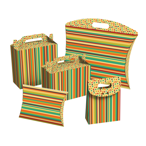 embalagem estampa listrada