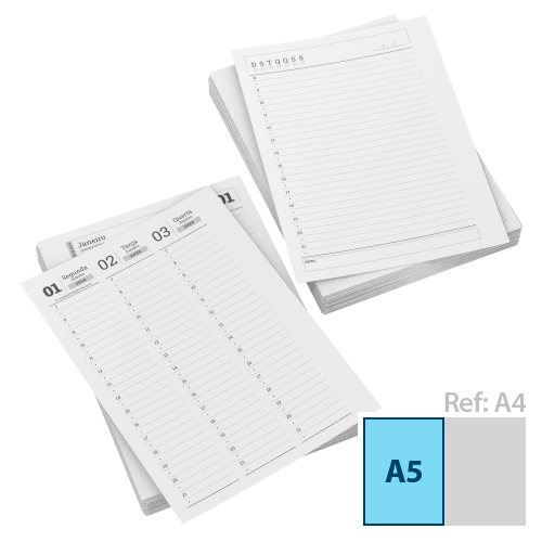 Miolo de Agenda A5