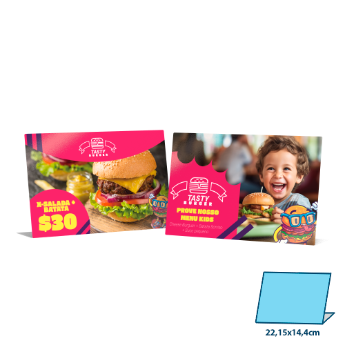 Display de Mesa Tipo L 22,15x14,4cm