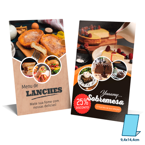 Display de Mesa Tipo L 9,4x14,4cm