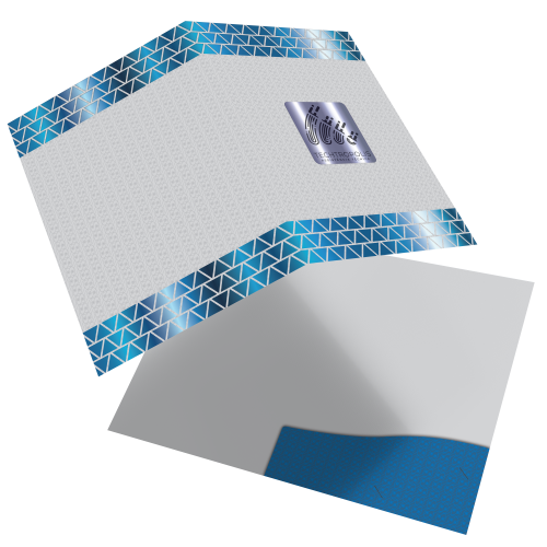 pasta com bolsa personalizada | supremo 300g | laminação metalizada