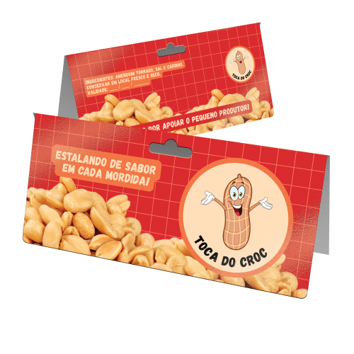 Solapa 18x20cm Couchê 250g UV Total Frente