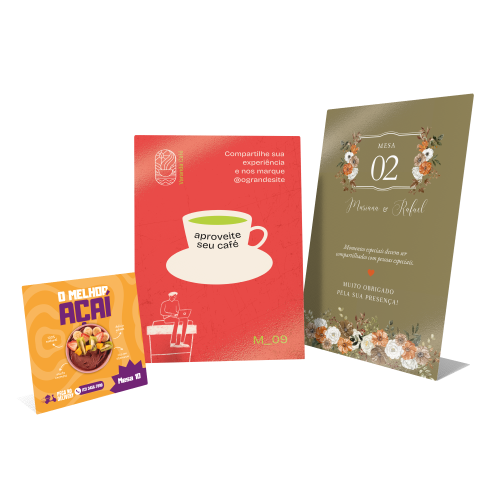 Display de Mesa Tipo L