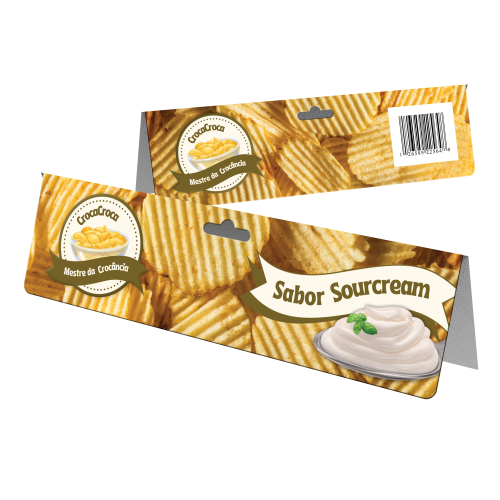 Solapa 18x10cm Couchê 300g Sem Verniz