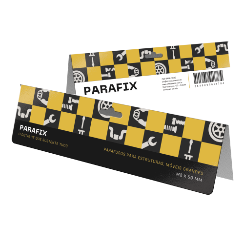 Solapa 18x10cm Couchê 250g UV Total Frente