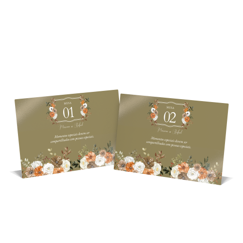 Display de Mesa Tipo L 22,15x14,4cm PVC 0,5mm Cristal Frente e Verso